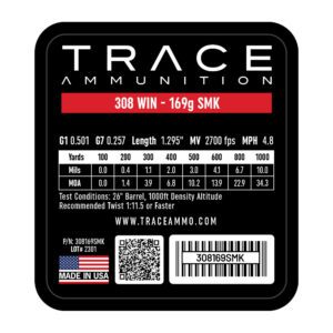308 WINCHESTER - 169g SMK