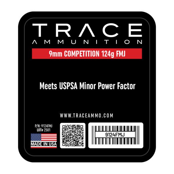 9mm COMPETITION – 124g FMJ